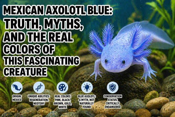 mexican axolotl blue​