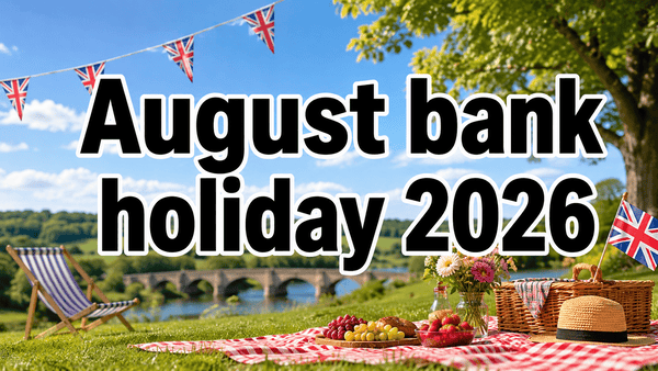 august bank holiday 2026 UK