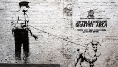 banksy guard dog