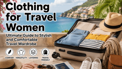 clothing for travel women