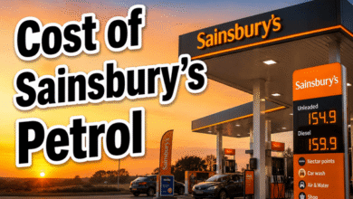 cost of sainsbury's petrol