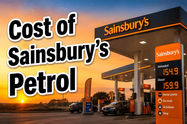 cost of sainsbury's petrol
