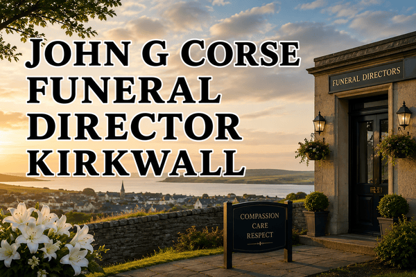 john g corse funeral director kirkwall