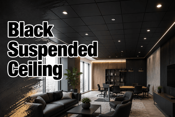 black suspended ceiling Design
